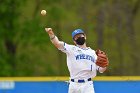 Baseball vs CGA  Wheaton College Baseball vs Coast Guard Academy during game one of the NEWMAC semi-finals playoffs. - (Photo by Keith Nordstrom) : Wheaton, baseball, NEWMAC